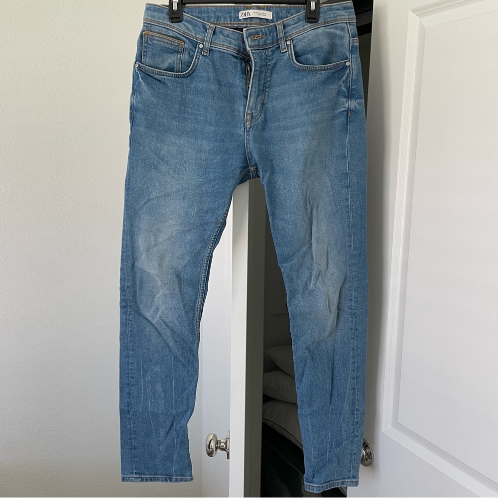 Zara Men’s Jeans (light wash) (Men’s Size W32) - Picture 1 of 13